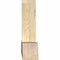 Ekena Millwork Portland Rough Sawn Timber Gable Bracket, Douglas Fir, 96"W x 24"H x 6"D x 6"F, 6/12 Pitch GBW096X24X0606POR00RDF - alternate 2
